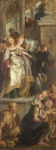 Drei weibliche Zeugen. Skizze für das Hochaltarbild, St. Bavo, Gent, 1612
