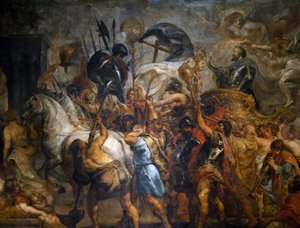 Triumphaler Einzug von Heinrich IV. in Paris (22. März) von Peter Paul Rubens