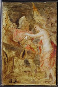 Venus begleitet Mars in den Krieg von Peter Paul Rubens