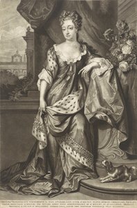 Christine Charlotte von Württemberg 1645-1699, Prinzessin von Ostfriesland, ca. 1699 von Peter Schenk