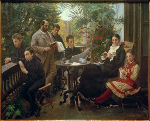 Hirschsprung, Heinrich; dänischer Tabakfabrikant, Mäzen und Kunstsammler (Gründer der Sammlung Hirschsprung in Kopenhagen); Kopenhagen von Peder Severin Krøyer
