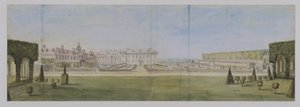 Ein Blick auf den Garten und das Haus in Upper Winchendon, Buckinghamshire von Peter Tillemans