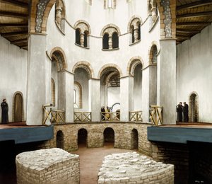 Die Rotunde von Abt Wulfric in der Abtei St. Augustine