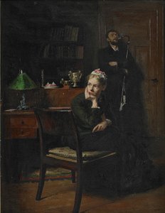 Familienszene in einem Innenraum, 1885 von Peter Vilhelm Ilsted