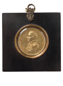 Porträtplakette von Admiral Lord Nelson, um 1805 von Peter Wyon