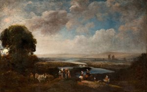 Weite Landschaft von Peter de Wint