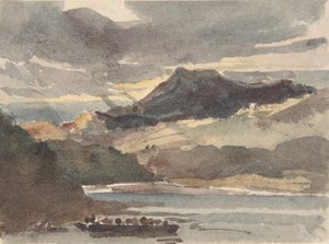 Studie für Die Fähre, nach 1829 von Peter de Wint