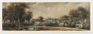 Blick auf Exeter von der anderen Seite des Exe von Peter de Wint