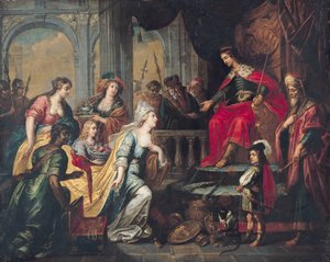 Die Königin von Saba vor Salomo