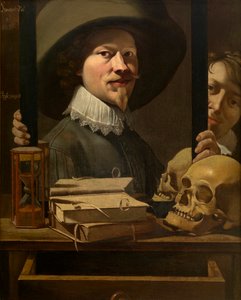 Vanitas-Porträt des Malers von Peter van Lint