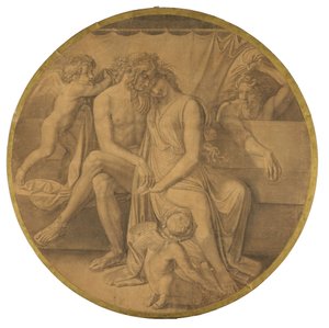 Die Hochzeit von Peleus und Thetis. Karton zu den Deckenbildern der Münchner Glyptothek von Peter von Cornelius