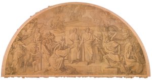 Die Versammlung der Griechen und der Zorn des Achill von Peter von Cornelius