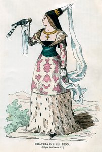 Dame des Herrenhauses zur Zeit von Karl VI. von Frankreich, 1395