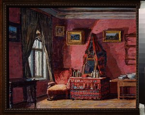 Schlafzimmer im Haus von Peter Iljitsch Tschaikowski von Petr Ivanovic Petrovichev