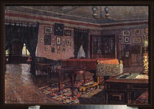 Der Salon im Haus von Peter Iljitsch Tschaikowski