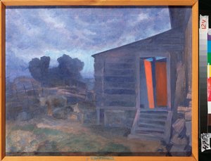 Blaue Landschaft von Petr Savvic Utkin