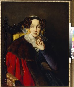 Porträt von M.I. Zhadimirovskaya (?)