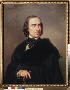 Porträt des Historikers Timofei Granovski (1813-1855) von Petr Zakharovich Zakharov Chechenets