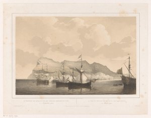 Eroberung von Gibraltar von Petrus Johannes Schotel