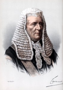 Hugh NcCalmont Cairns, 1. Earl Cairns, Lordkanzler von Großbritannien, um 1890