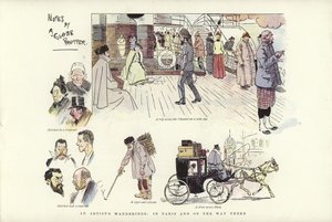 Wanderungen eines Künstlers, in Paris und auf dem Weg dorthin