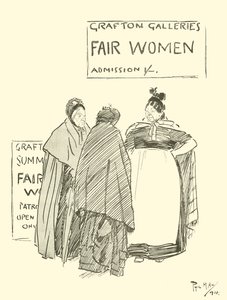 Karikatur aus den 1890er Jahren von Phil May