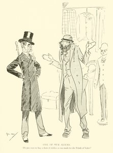 Karikatur von Phil May, aus den 1890er Jahren von Phil May
