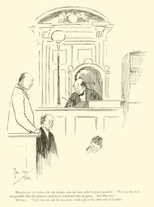 Karikatur von Phil May, aus den 1890er Jahren von Phil May