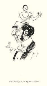 Der Marquis von Queensberry (Lithografie) von Phil May