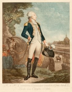 Marquis De Lafayette von Philibert-Louis Debucourt