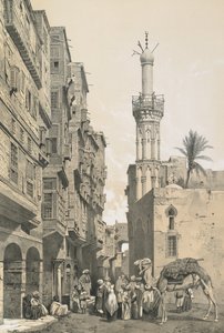 Eine Straße in der Stadt Rosetta von Philibert Joseph Girault de Prangey