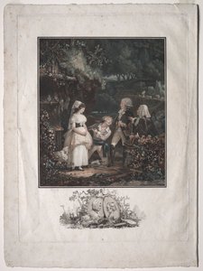 Annette und Lubin, 1789 von Philibert Louis Debucourt