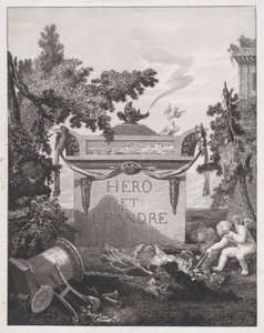 Frontispiz zu Hero und Leander, 1801 von Philibert Louis Debucourt