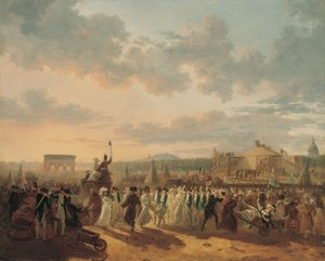 Vorbereitungen für das Fest der Föderation, 14. Juli 1790