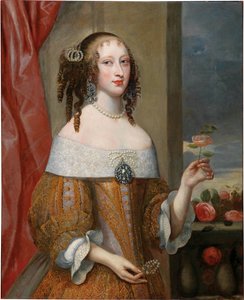 Porträt der Prinzessin Henriette Adelaide von Savoyen 1636-1676, Kurfürstin von Bayern