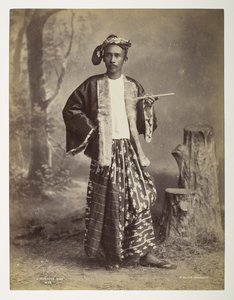 Ein burmesischer Mann, aus Ansichten von Burma