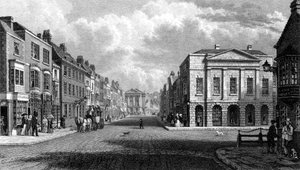 Die High Street, Newport, Isle of Wight, 1844 von Philip Brannon