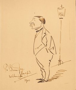 Karikatur von Samuel Bancroft