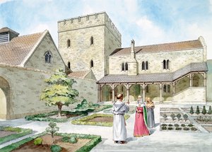 Helmsley Castle, North Yorkshire, 14. Jahrhundert von Philip Corke