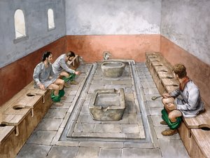 Römische Latrine, 2. Jahrhundert