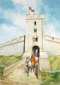 Sherborne Old Castle, 13. Jahrhundert, 1990-2010 von Philip Corke