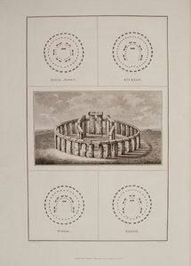Ansicht von Stonehenge, aus Sir Richard Colt Hoares The History of Ancient Wiltshire, graviert von James Basire, London, 1810-11 von Philip Crocker