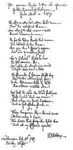 Gedicht von Dr. Doddridge, 1746 von Philip Doddridge