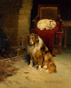 Kameraden am Kamin von Philip Eustace Stretton