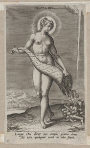 Gratia Dei, aus Prosopographia, ca. 1585-90 von Philip Galle