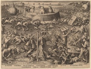 Tapferkeit von Philip Galle after Pieter Bruegel the Elder