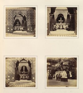 [Alhambra und Löwenhof, Blick im südlichen Querschiff], ca. 1859