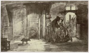 Rembrandt, Tobit segnet Tobias