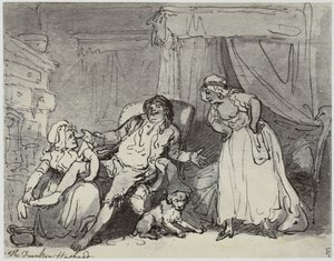 Thomas Rowlandson, Der betrunkene Ehemann von Philip Henry Delamotte