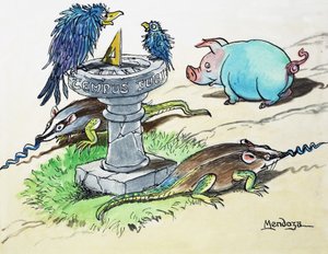 Alice hinter den Spiegeln von Philip Mendoza